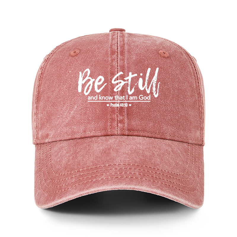 Heritage Washed Cap - Psalm 46:10