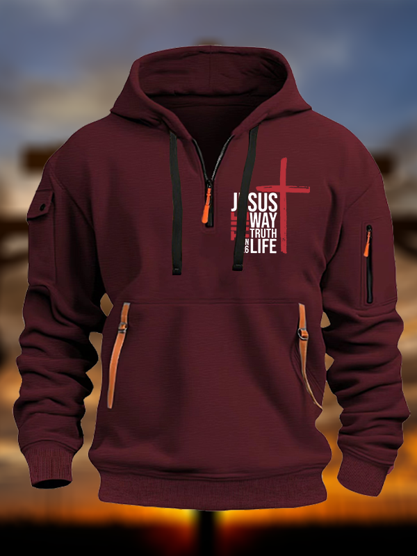 Jesus The Way Truth Life Jesus God Christian Zipper Hoodies