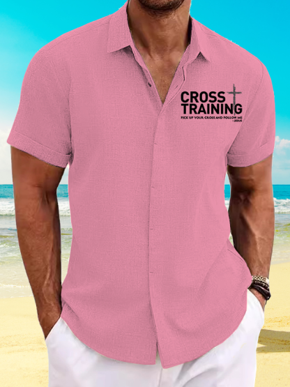 Cross Training Jesus God Christian Short Sleeve Shirt