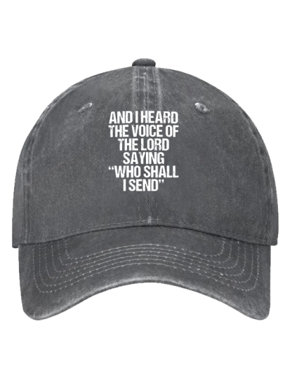 Send Me Isaiah 6:8 Christian Hat