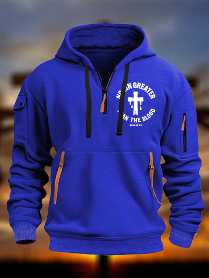 No Sin Greater Than The Blood Jesus God Christian Zipper Hoodies