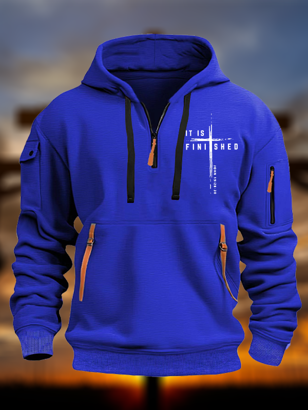 It Is Finished Jesus God Christian Zipper Hoodies