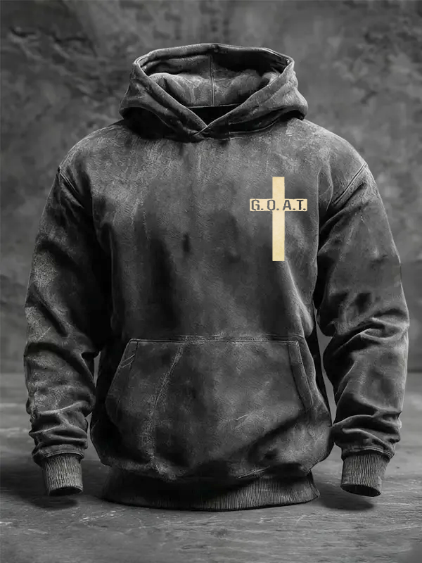 [Copy]Believe Jesus God Christian Washed Hoodie