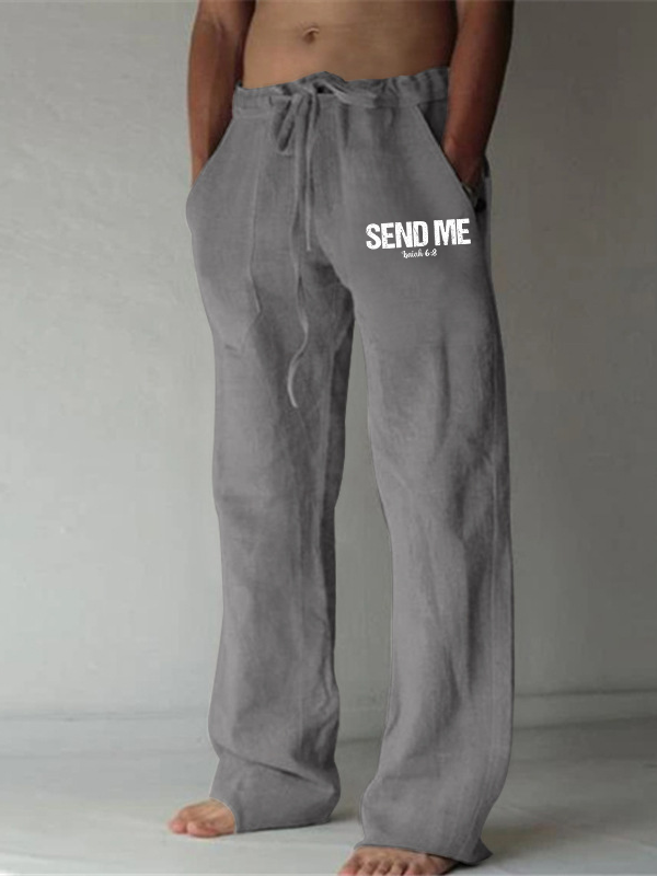 Isaiah 6:8 - SEND ME Christian Beach Pants