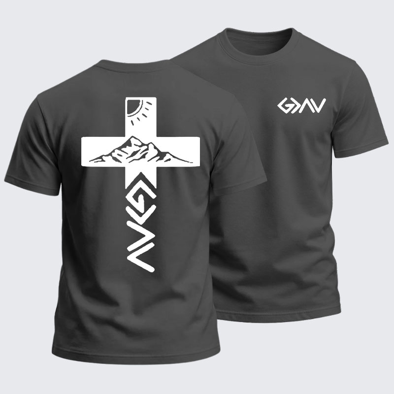 Heavyweight Cotton Tee -God is Greater than the Highs & Lows