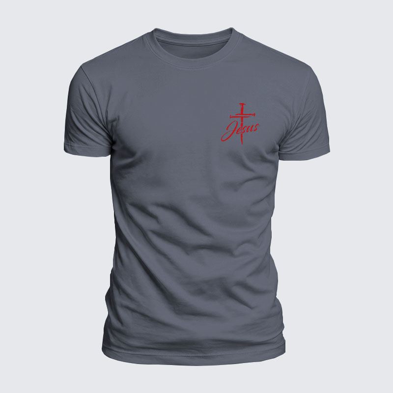 Luxe Mercerized Cotton Tee - Red Cross Jesus
