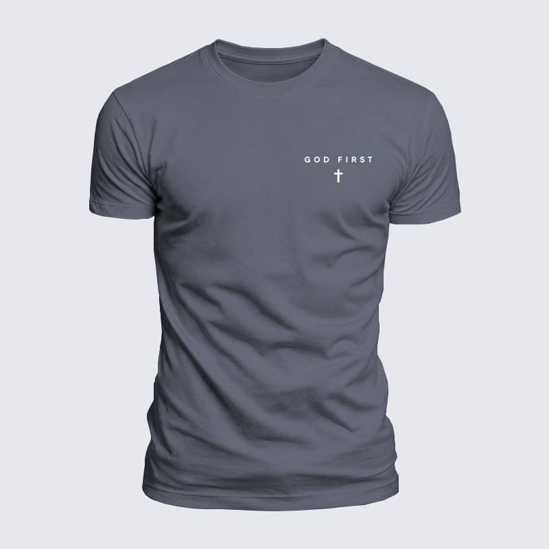 Luxe Mercerized Cotton Tee - God First