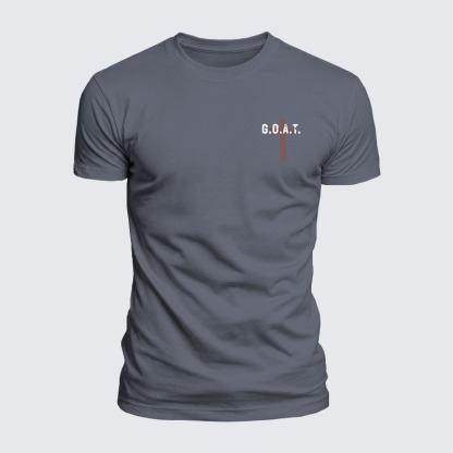 Luxe Mercerized Cotton Tee - Cross Lion