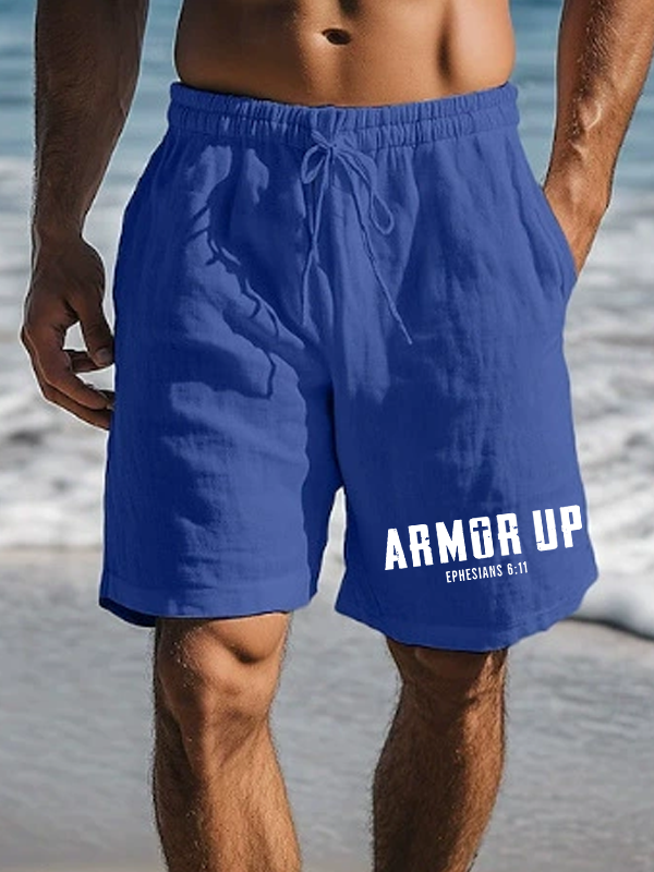 Men's Armor Up Christian Beach Shorts