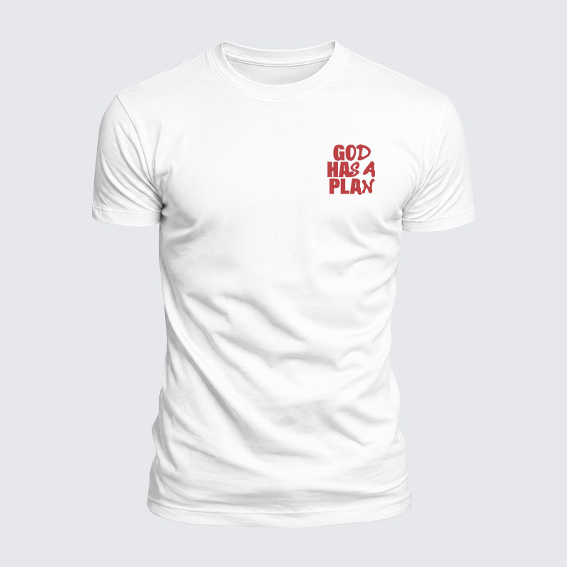 Luxe Mercerized Cotton Tee - God Has A Plan