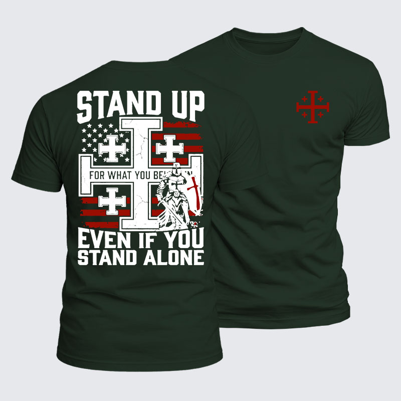 Luxe Mercerized Cotton Tee - Stand Up For What You Believe