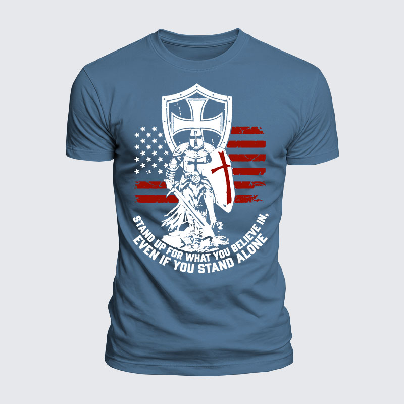 Luxe Mercerized Cotton Tee - Stand Up For What You Believe
