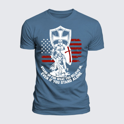 Luxe Mercerized Cotton Tee - Stand Up For What You Believe