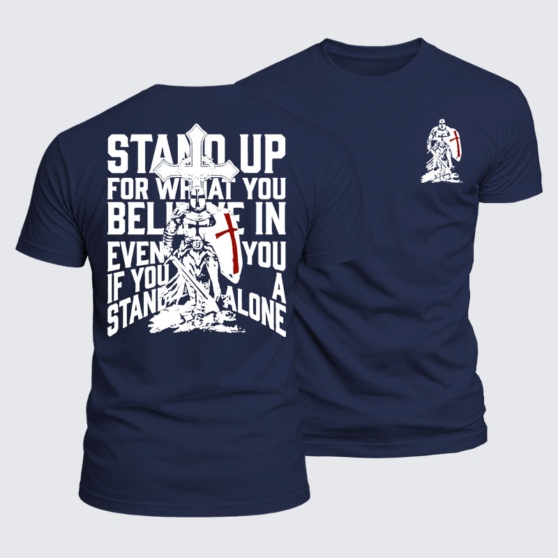 Luxe Mercerized Cotton Tee - Stand Up For What You Believe