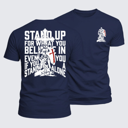 Luxe Mercerized Cotton Tee - Stand Up For What You Believe