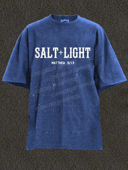 Salt & Light Christian Washed T-Shirt