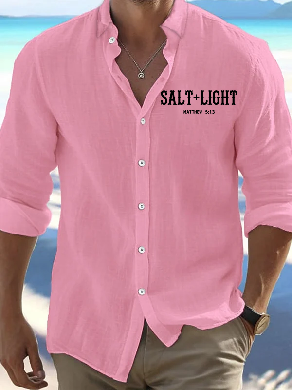 Salt & Light Christian Resort Casual Shirt