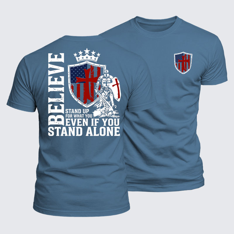 Luxe Mercerized Cotton Tee - Stand Up For What You Believe