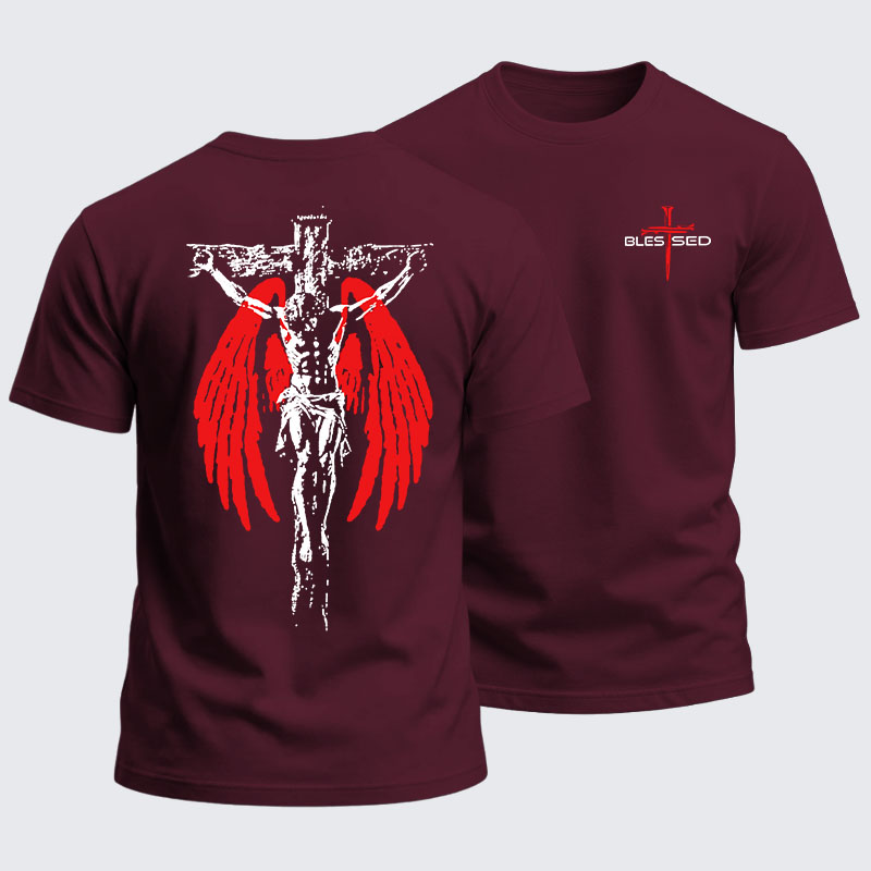 [Copy]Heavyweight Cotton Tee - Cross Blessed 
