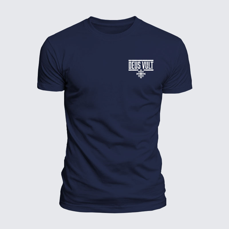 Luxe Mercerized Cotton Tee - Deus Vult