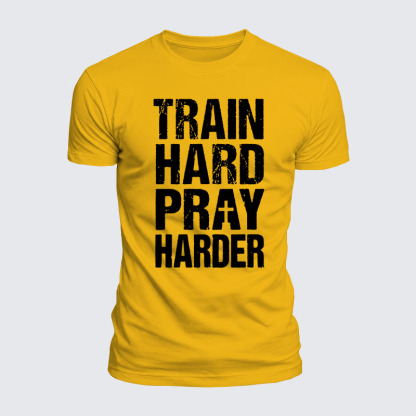 Luxe Mercerized Cotton Tee - Train Hard Pray Harder