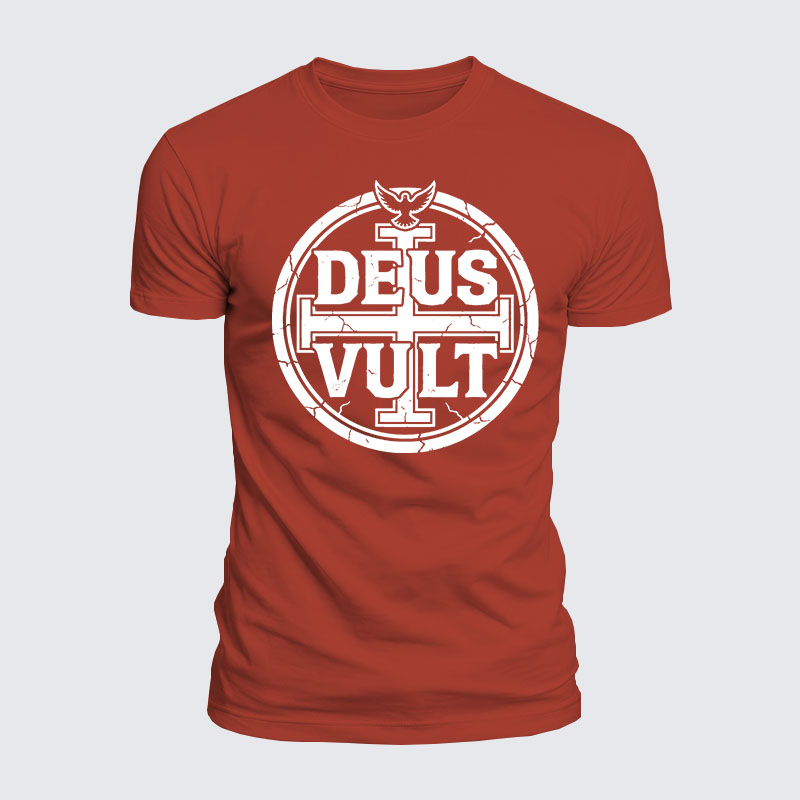 Luxe Mercerized Cotton Tee - Deus Vult