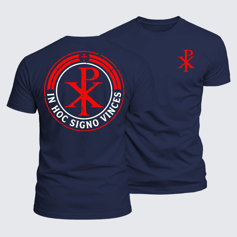 Luxe Mercerized Cotton Tee - In Hoc Signo Vinces 