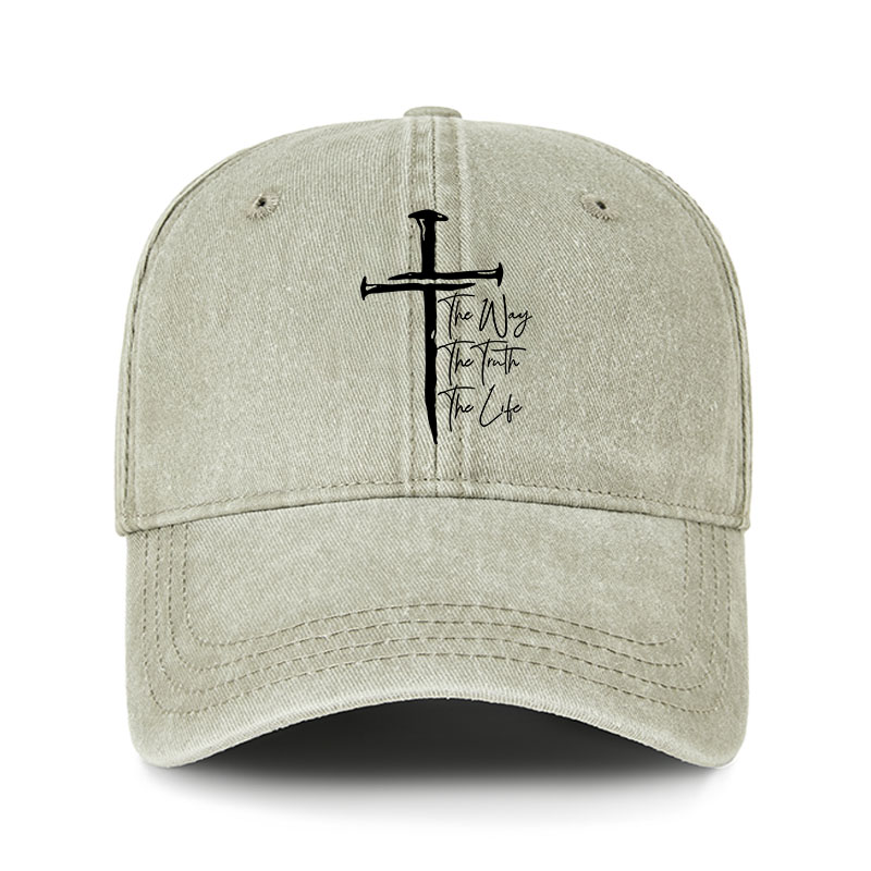 Heritage Washed Cap - The Way The Truth The Life