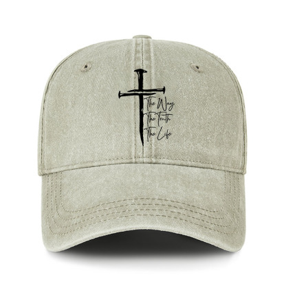 Heritage Washed Cap - The Way The Truth The Life