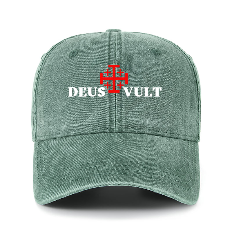 Heritage Washed Cap - Deus Vult