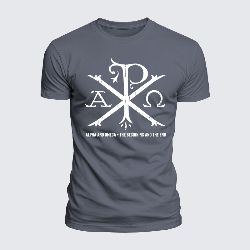 Luxe Mercerized Cotton Tee - Alpha And Omega