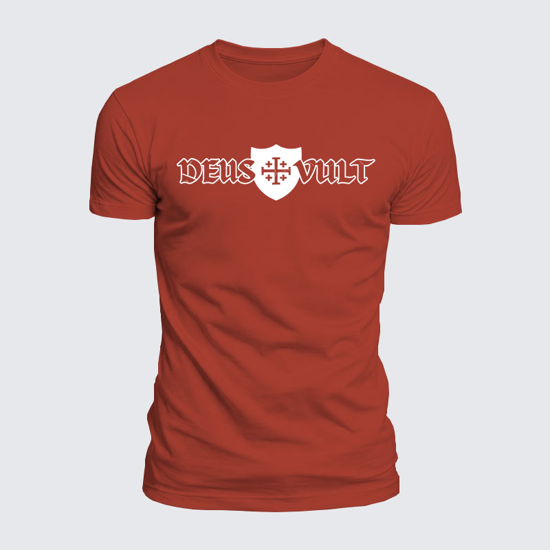 Luxe Mercerized Cotton Tee - Deus Vult