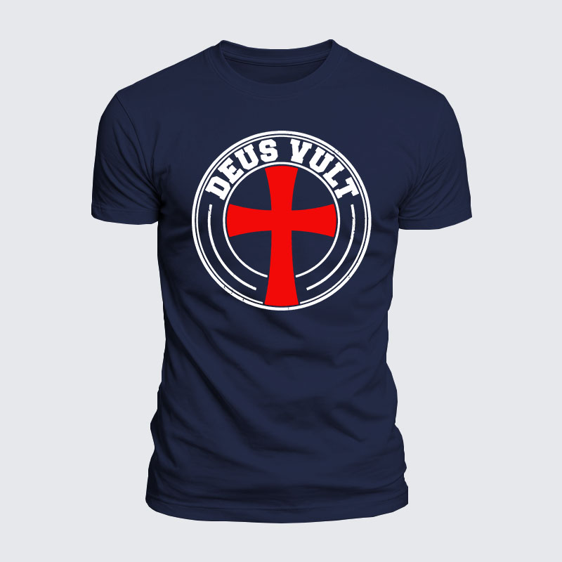 Luxe Mercerized Cotton Tee - Deus Vult