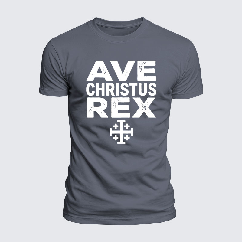 Luxe Mercerized Cotton Tee - Ave Christus Rex