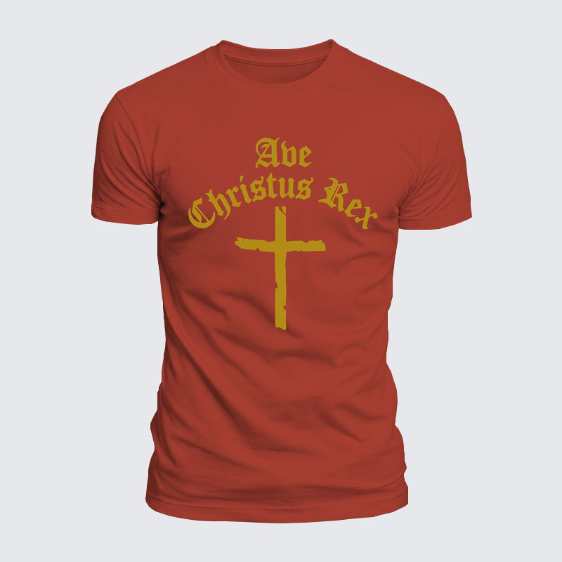 [Copy]Luxe Mercerized Cotton Tee - Ave Christus Rex