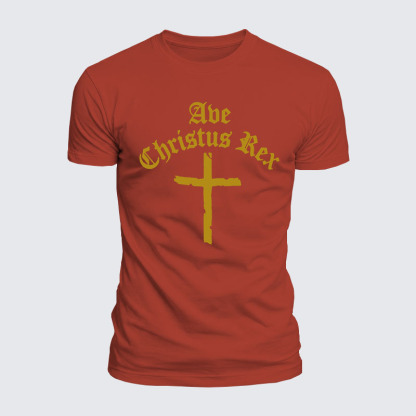 [Copy]Luxe Mercerized Cotton Tee - Ave Christus Rex