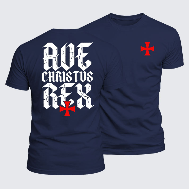 Luxe Mercerized Cotton Tee - Ave Christus Rex