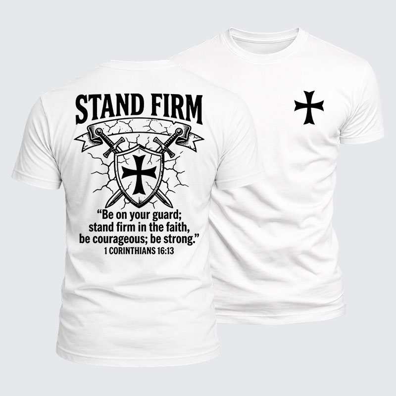 Luxe Mercerized Cotton Tee - Stand Firm