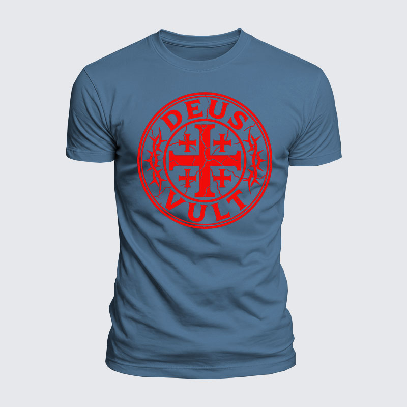 Luxe Mercerized Cotton Tee - Deus Vult
