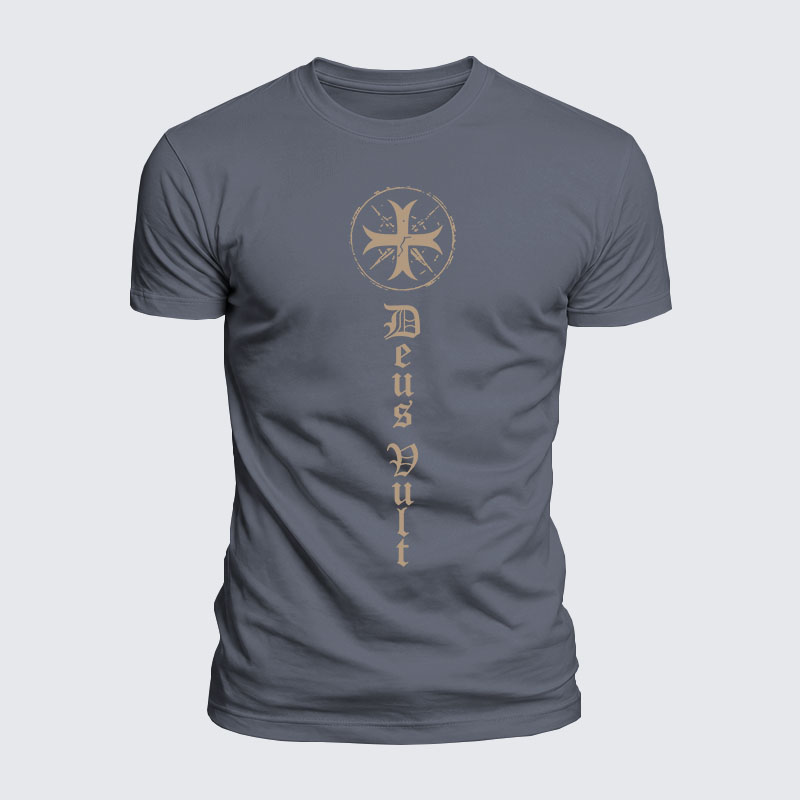 Luxe Mercerized Cotton Tee - Deus Vult
