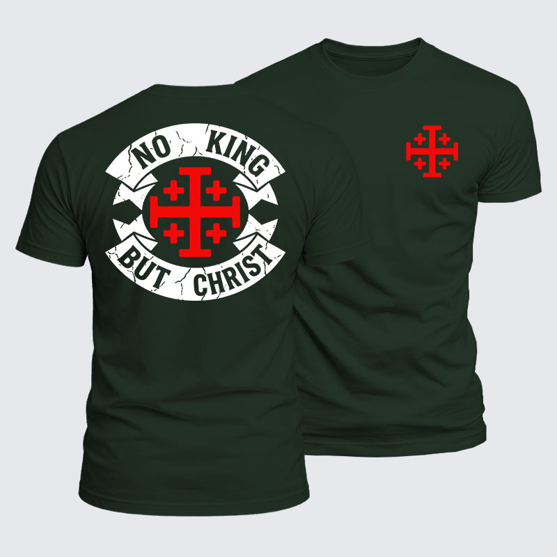 Luxe Mercerized Cotton Tee - No King But Christ