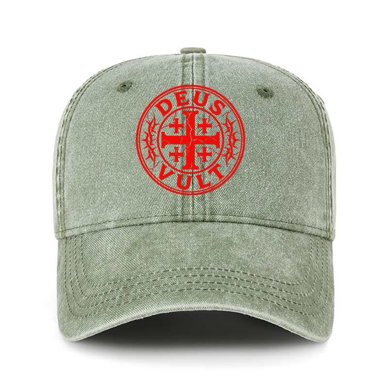 Heritage Washed Cap - Deus Vult