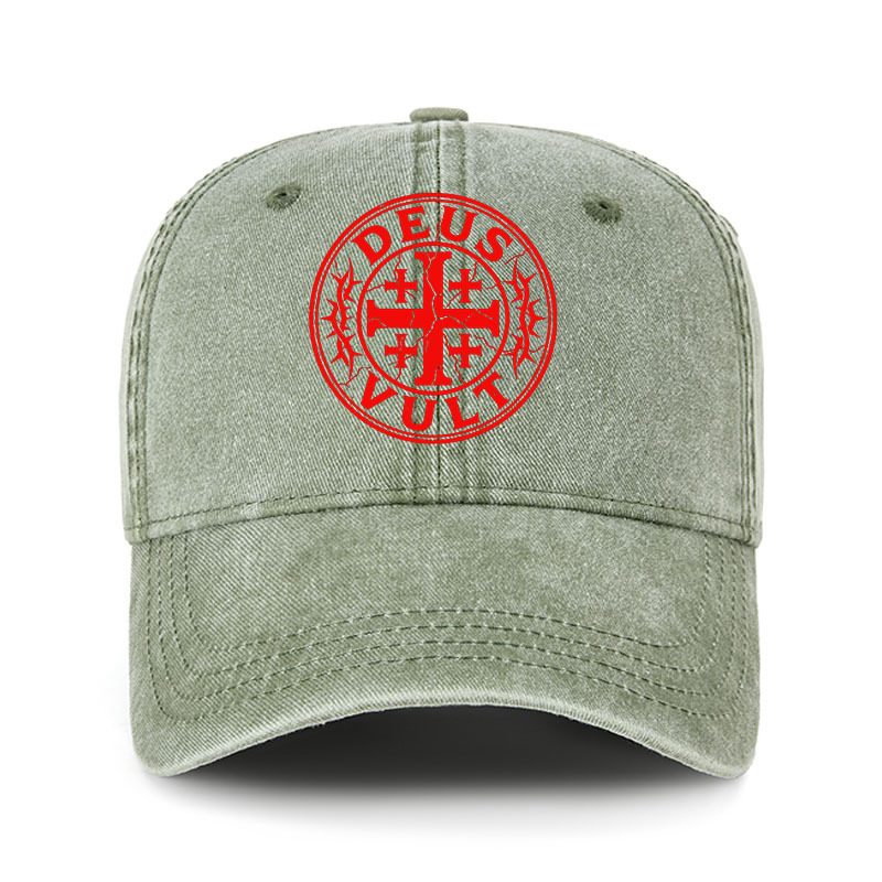 Heritage Washed Cap - Deus Vult