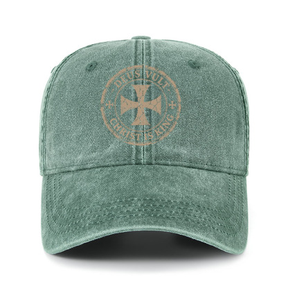 Heritage Washed Cap - Deus Vult Christ Is King