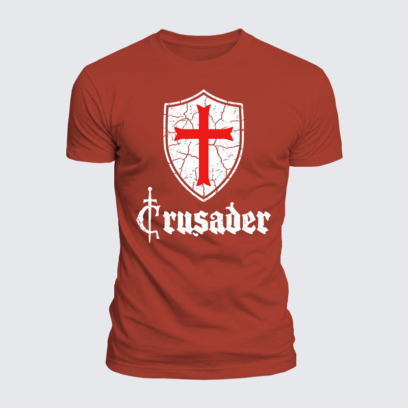 Luxe Mercerized Cotton Tee - Crusader