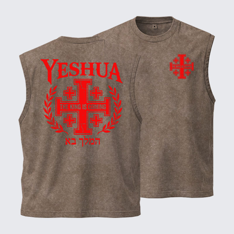 Washed Tank Top - Blessed Cross