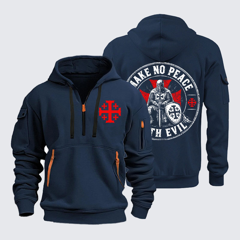 Zipper Hoodies -  Make No Peace With Evil