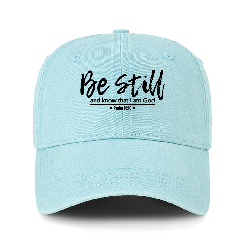 Heritage Washed Cap - Psalm 46:10