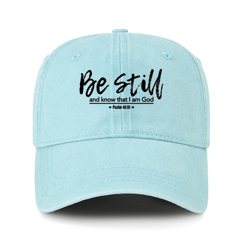 Heritage Washed Cap - Psalm 46:10
