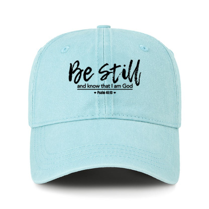 Heritage Washed Cap - Psalm 46:10